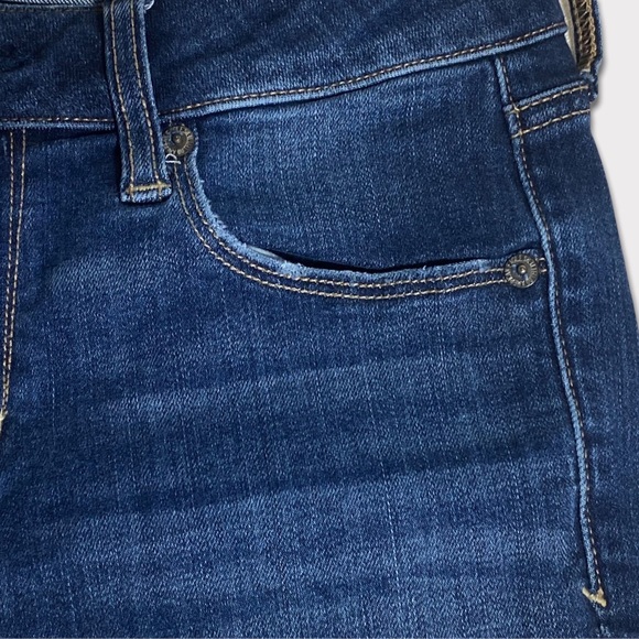 American Eagle | Womens 4 Short | Dark Wash | Super Stretch Skinny Jeans - Picture 5 of 10